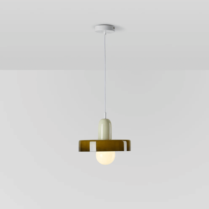Moderne LED Glas Pendellampe med Justerbare Farver
