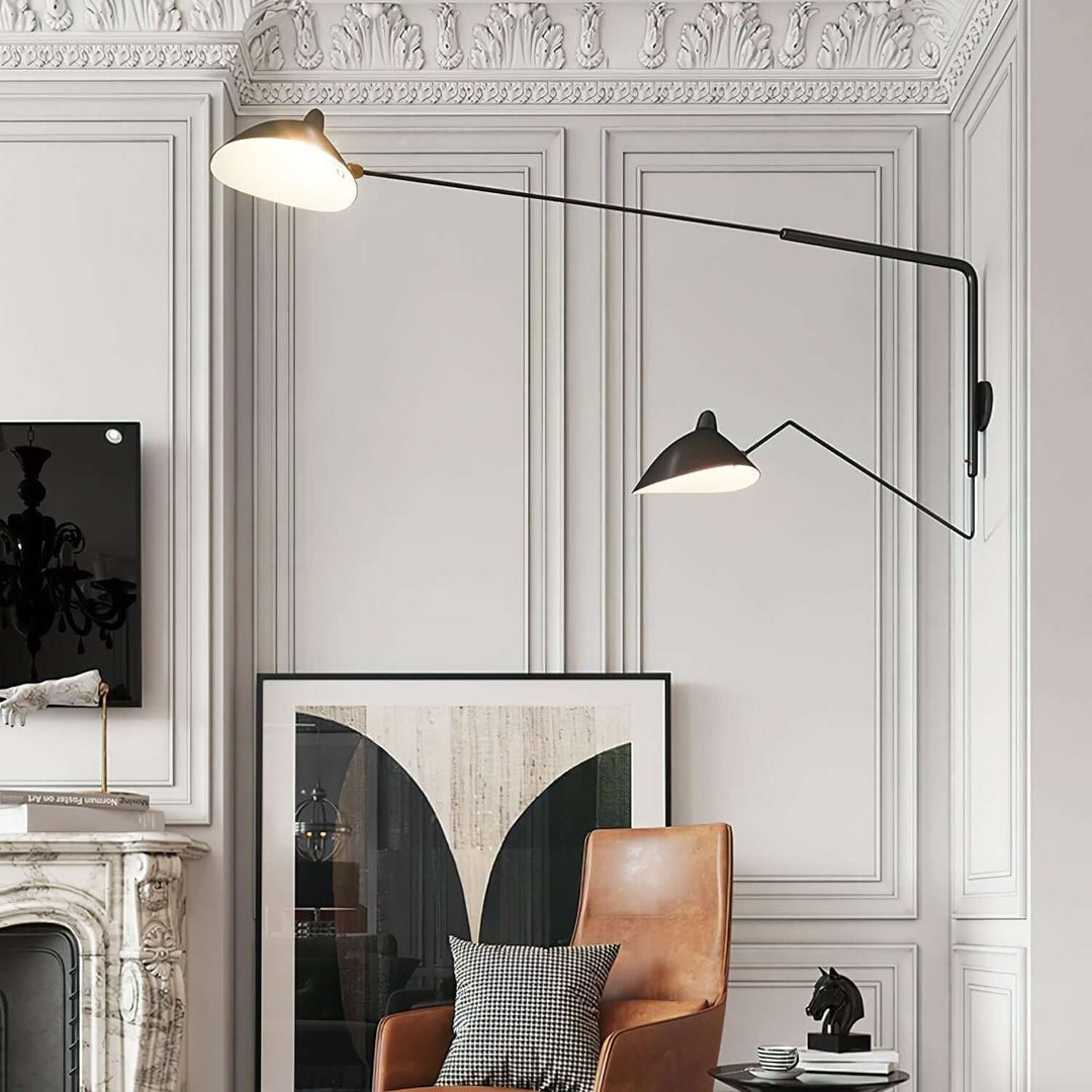 Designer væglampe - Moderne metalbelysning