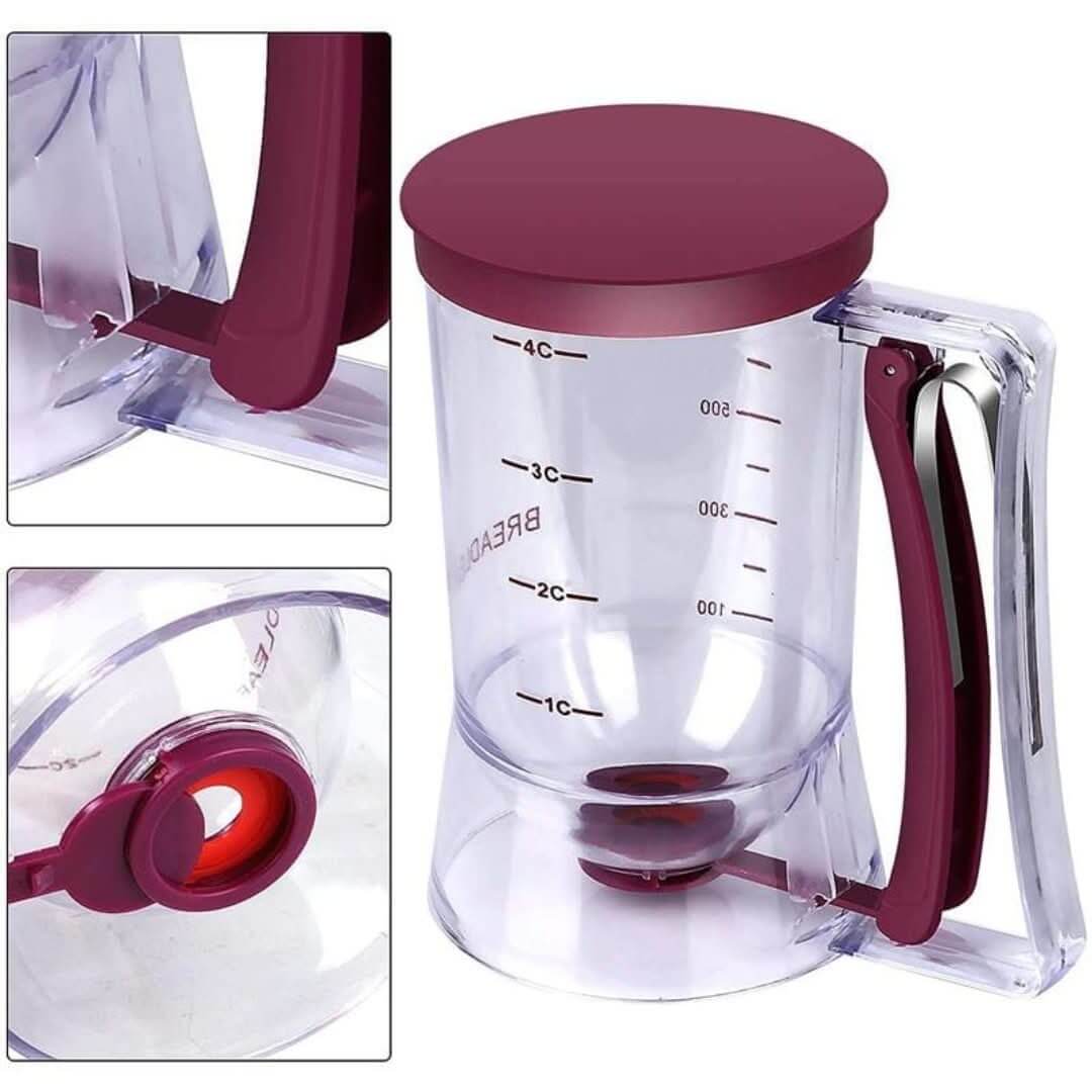 Dejdispenser 1L - Målebæger med dispenser
