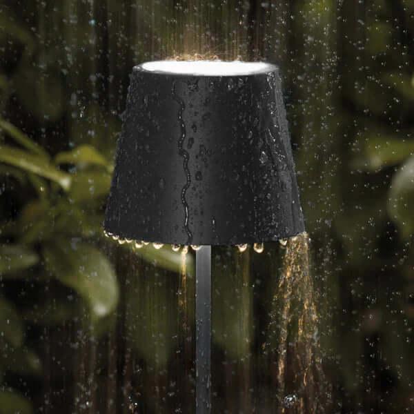 Dæmpbar LED Bordlampe, 38cm, Genopladelig & Touch
