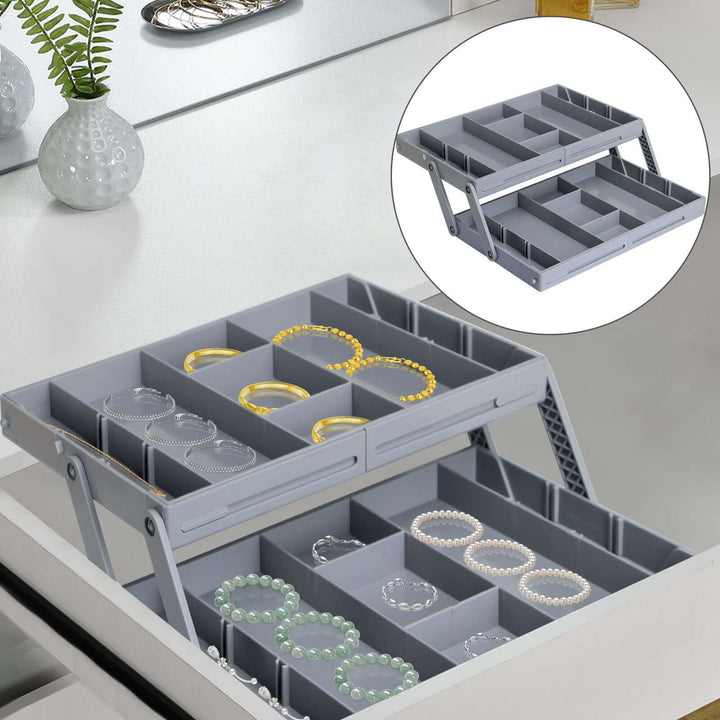 Praktisk fleretagers skuffeorganisator