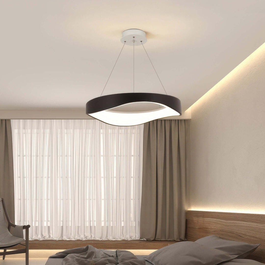 Moderne Rund LED-Pendellampe til Hjemmet