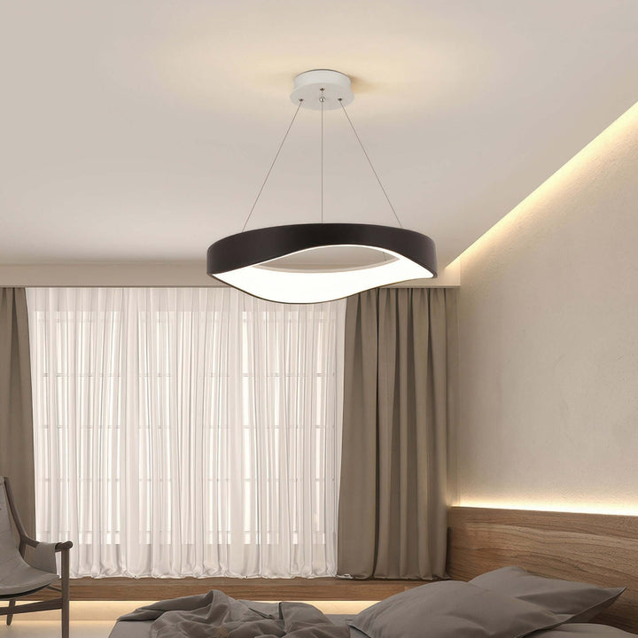 Moderne Rund LED-Pendellampe til Hjemmet
