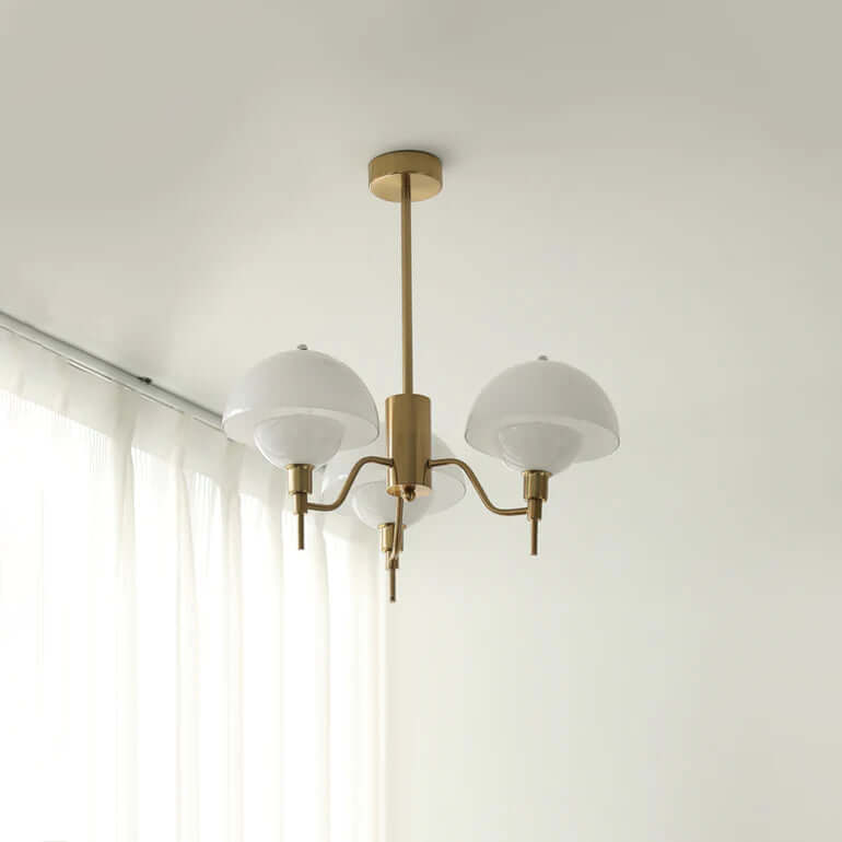 Elegant Cremefarvet Boble Lysekrone