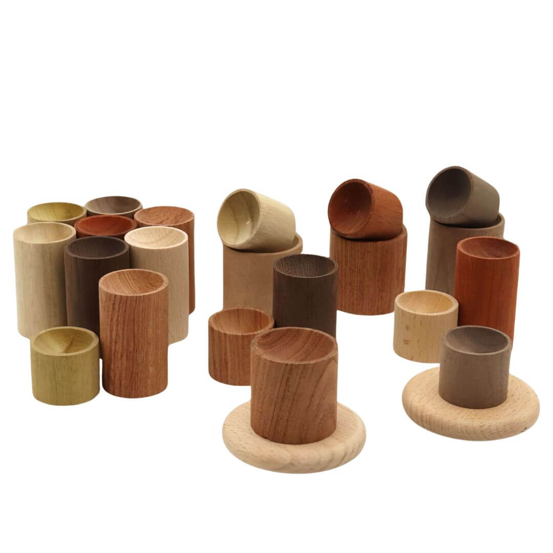 3-pak træ aroma diffusere - naturlig duftspredning