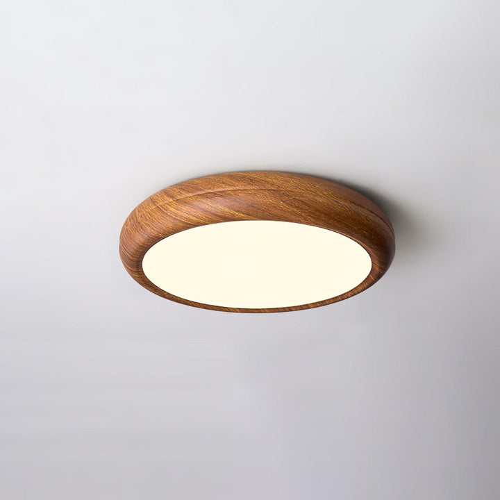 LED Loft Rund Loftlampe i Trælook