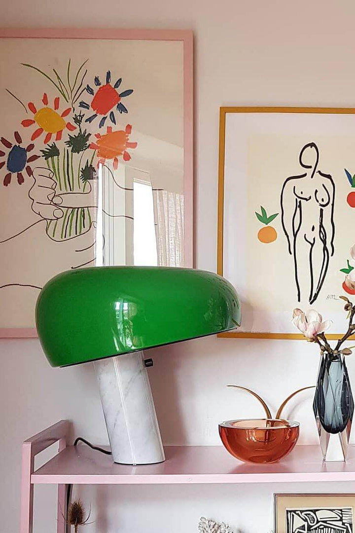 Designer Bordlampe i Marmor