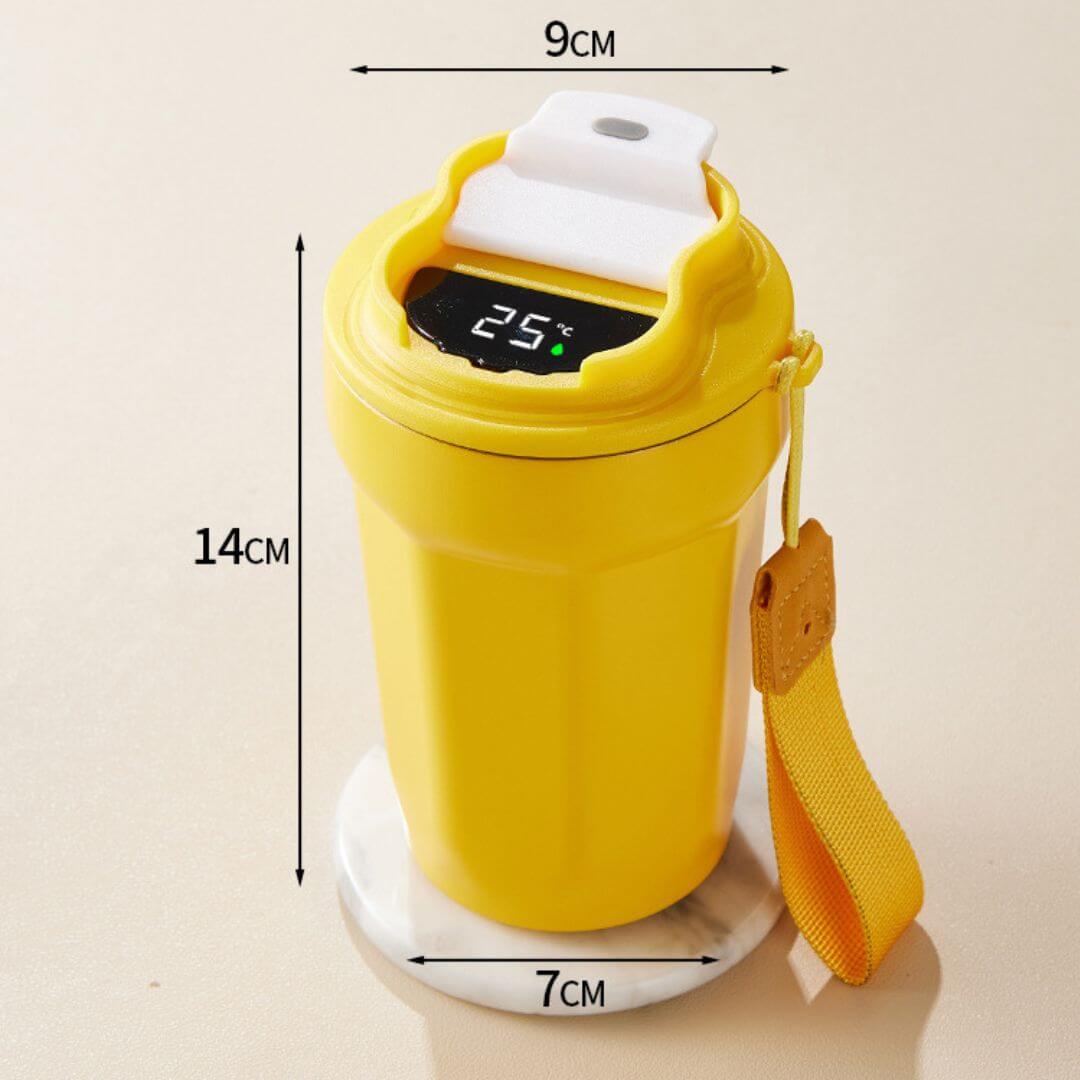 Isoleret termokop 450ml med LED temperaturvisning