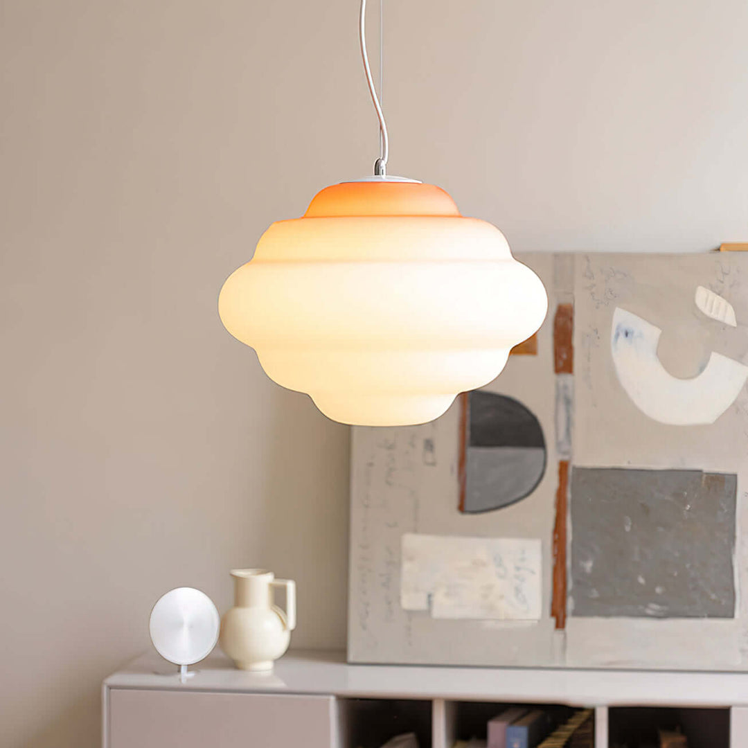 Gradient Sky Cloud Pendel Lampe