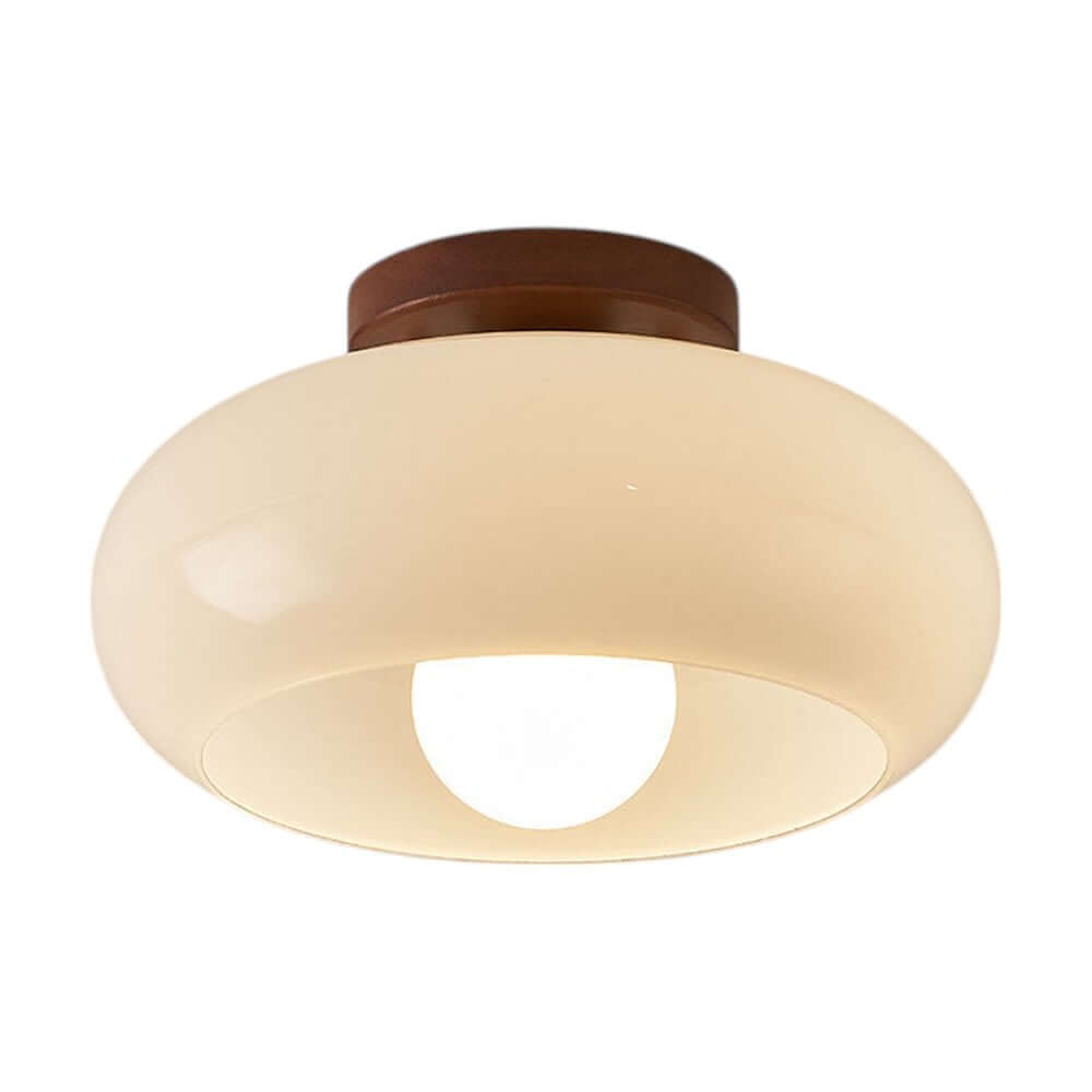 Vintage Hvid Lille Loftslampe til Entré