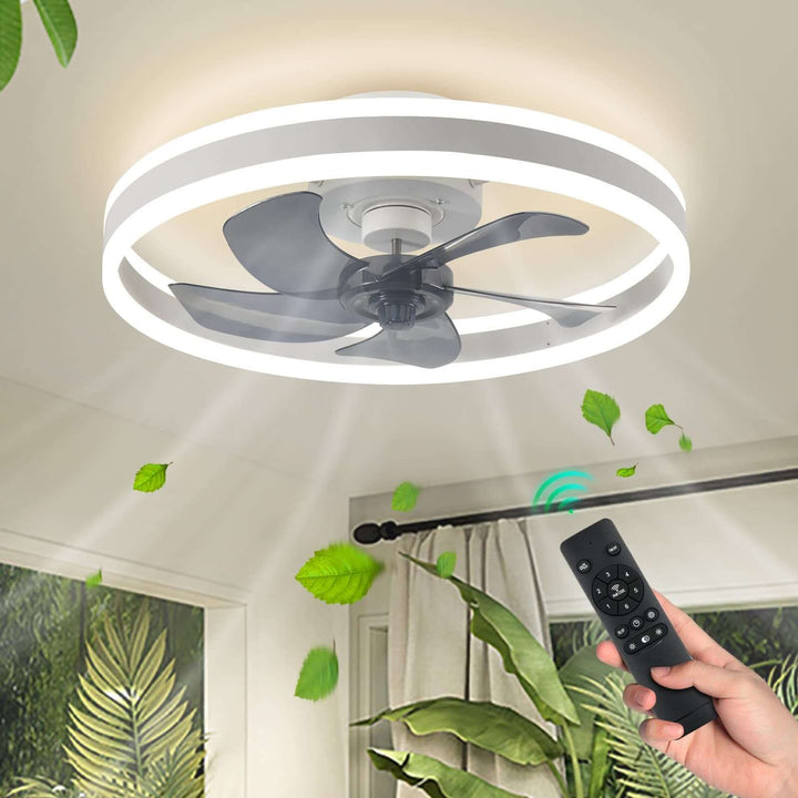 Smart loftventilator med LED-lys