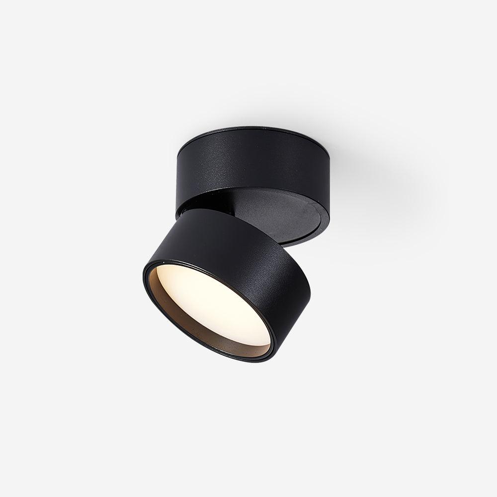 Justerbar loftlampe i aluminium, 10 cm