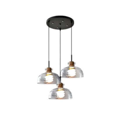 Moderne Glas Lysekrone med 1/3 Hoveder
