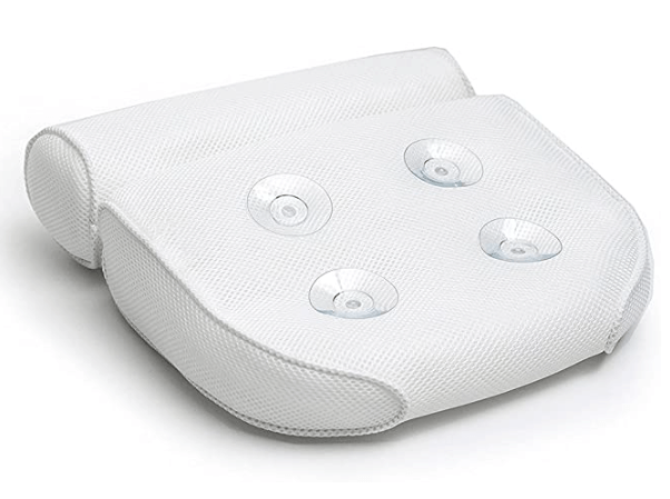 Ergonomisk badekudepude med sugekopper