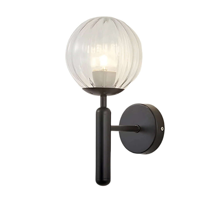 Elegant væglampe i vintage-stil, glas