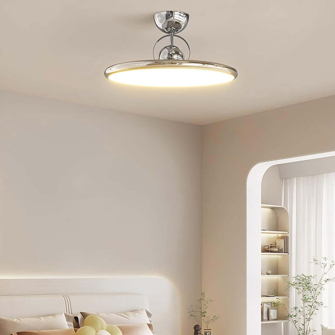 Moderne LED Loftsloftslampe i Akryl og Metal