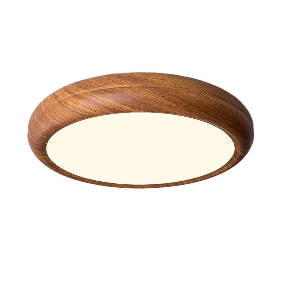 LED Loft Rund Loftlampe i Trælook