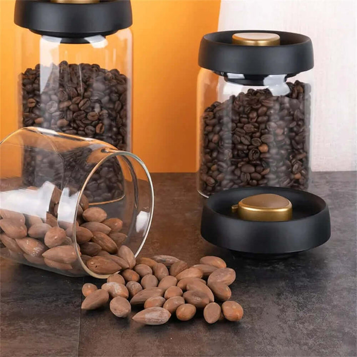 Vakuum opbevaringsglas med pumpe