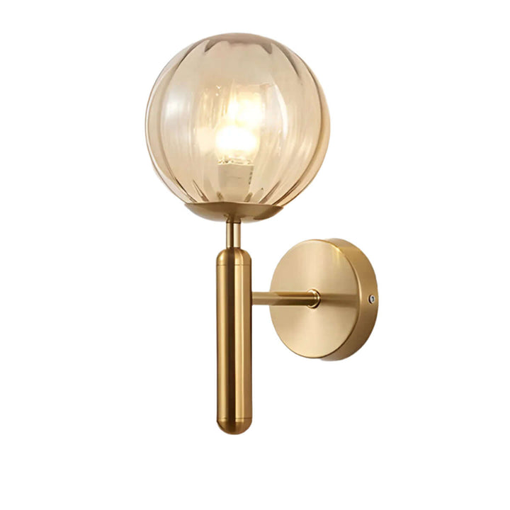 Elegant væglampe i vintage-stil, glas