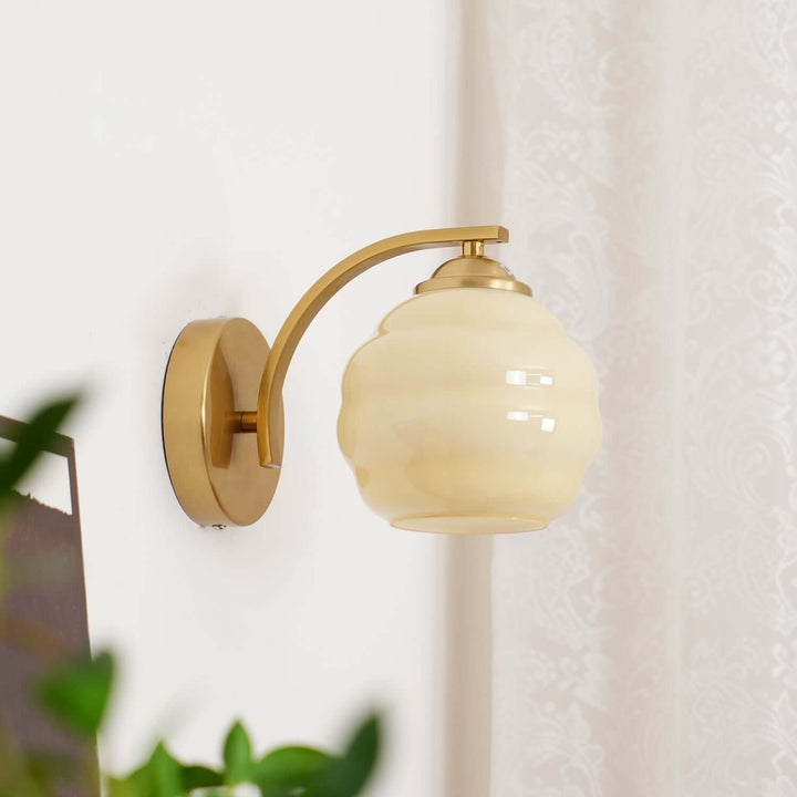 Vintage væglampe i Art Deco-stil