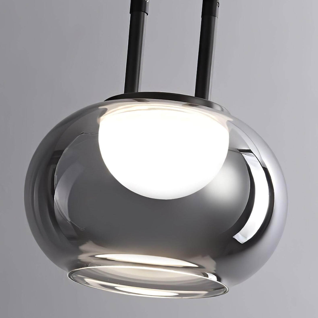 Moderne Halo Pendelophæng, 3-flamme