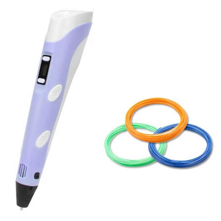 3D tegnepen tilsluttet via USB. Nem at bruge overalt til DIY og kreative projekter.