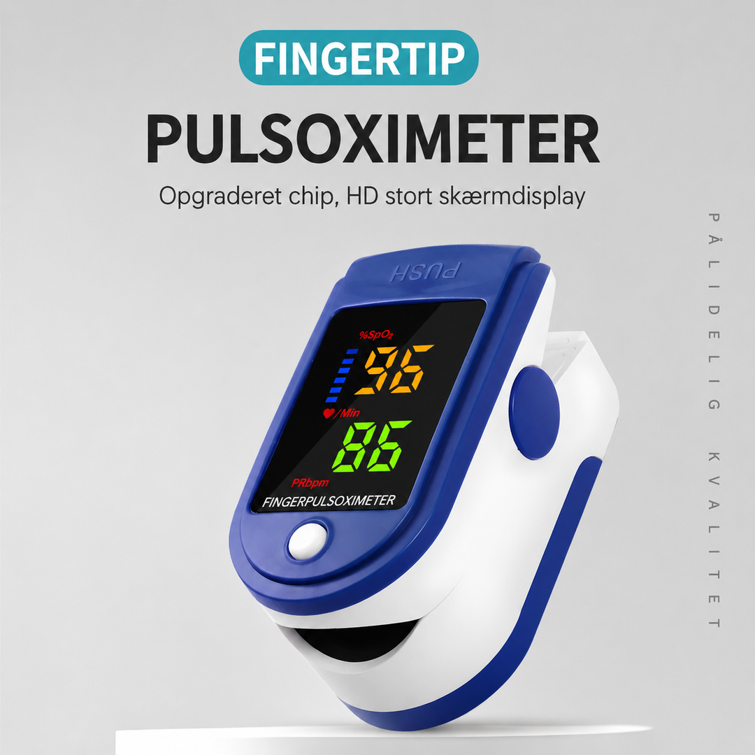 Højpræcis Pulsoximeter til Iltmætning & Pulsmåling