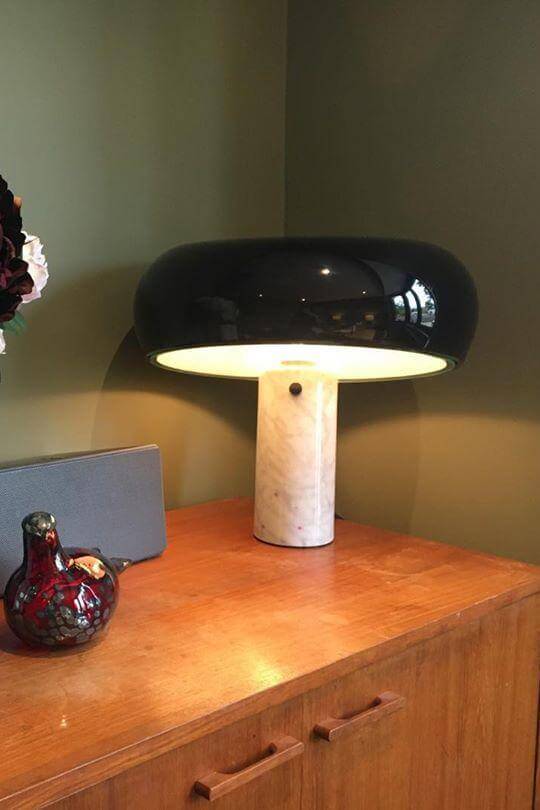 Designer Bordlampe i Marmor
