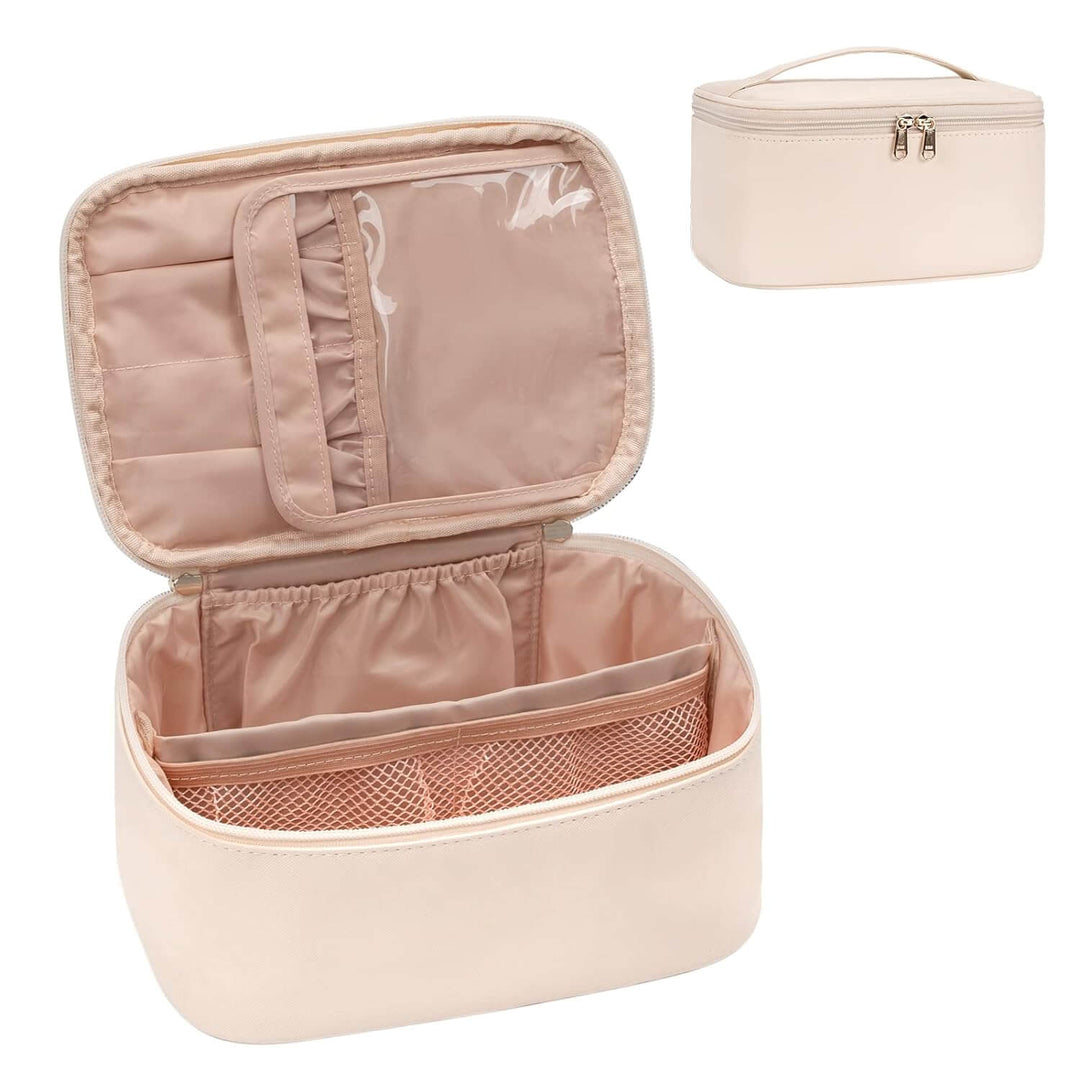 Rejse Make-up Organizer med justerbare rum