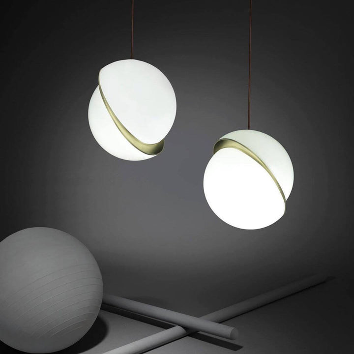 Måneformet Pendellampe i Moderne Design