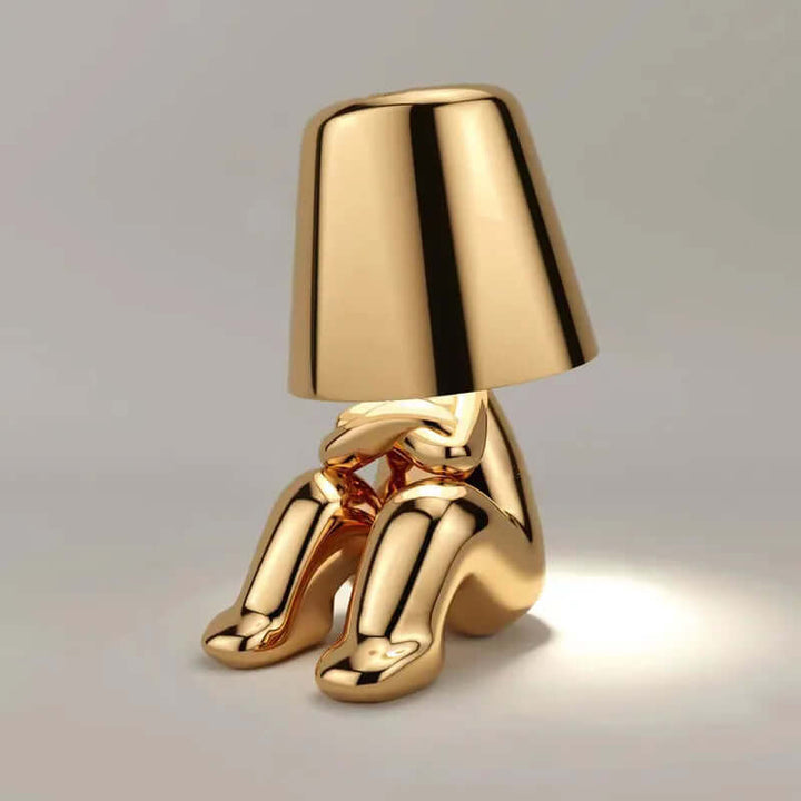 Minimalistisk LED bordlampe med varmhvidt lys