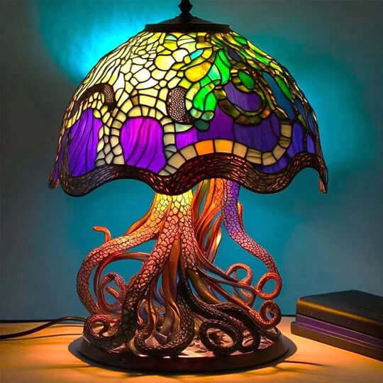 Blyglass Bordlampe - Stemningslys