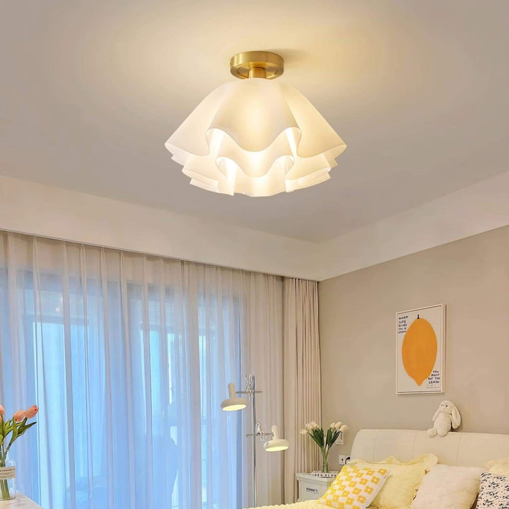 Moderne loft kobberloftslampe