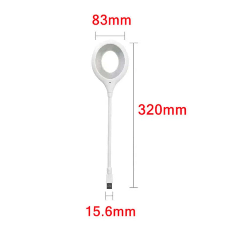 LED natlampe, genopladelig, dæmpbar