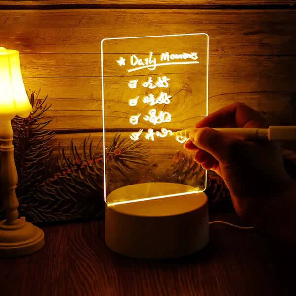 LED skriveblok A5 til notater og lister
