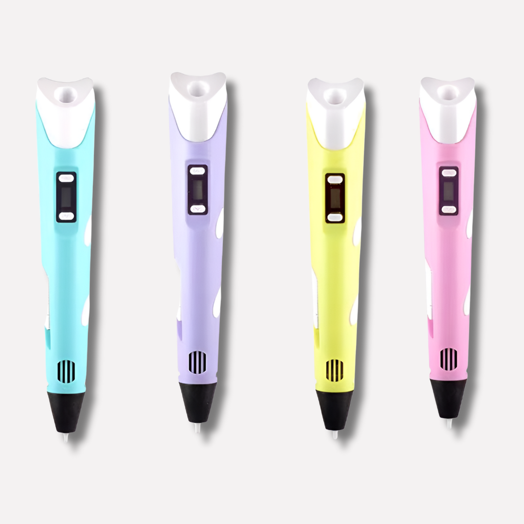 3D pen med justerbar hastighed til præcise 3D tegninger. Skab unikke designs med dette kunstværktøj.