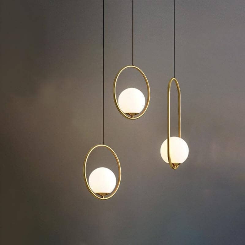 Elegant Glas Pendellampe til Hjemmet
