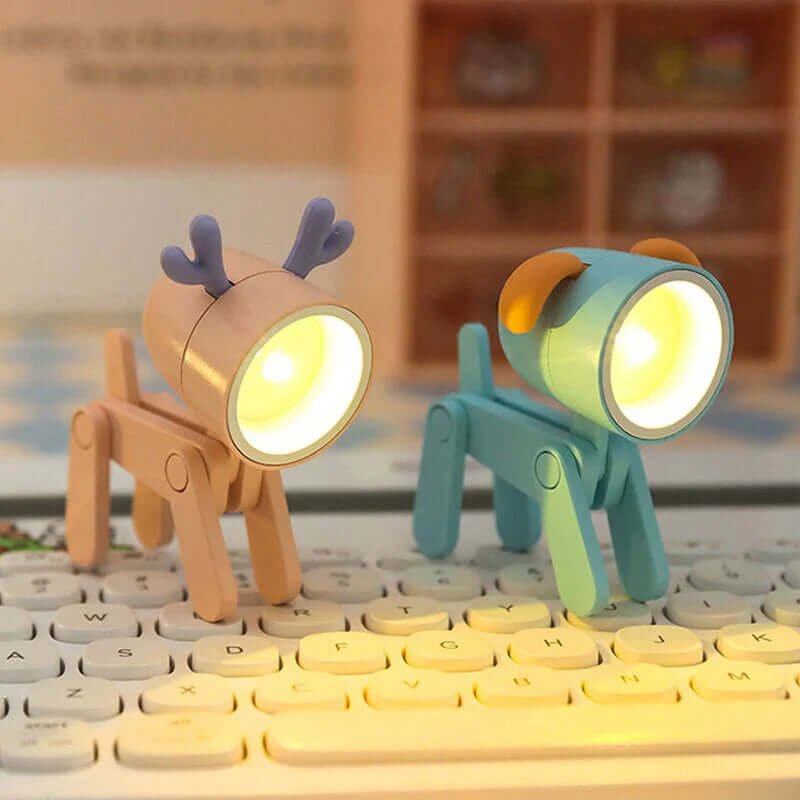 LED Varmhvid Natlampe Stemningslys med Batteri