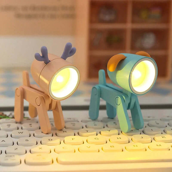LED Varmhvid Natlampe Stemningslys med Batteri