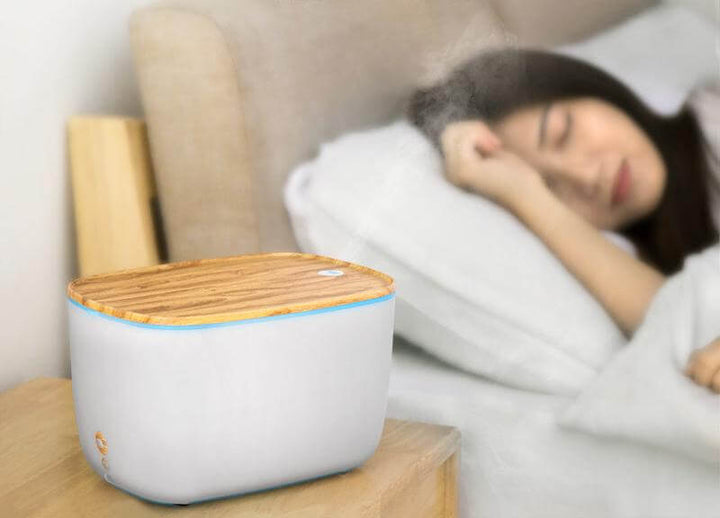Ultralyd Luftfugter med Aromaterapi og Natlys