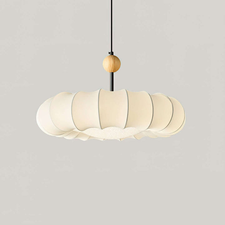 Elegant Pendellampe med Stofskærm 50cm