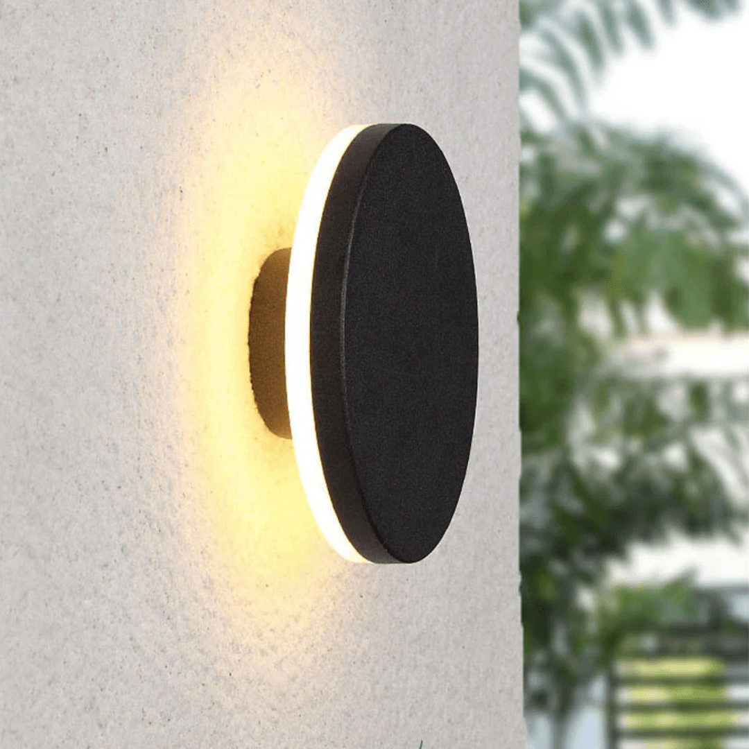 Minimalistisk LED udendørsvæglampe