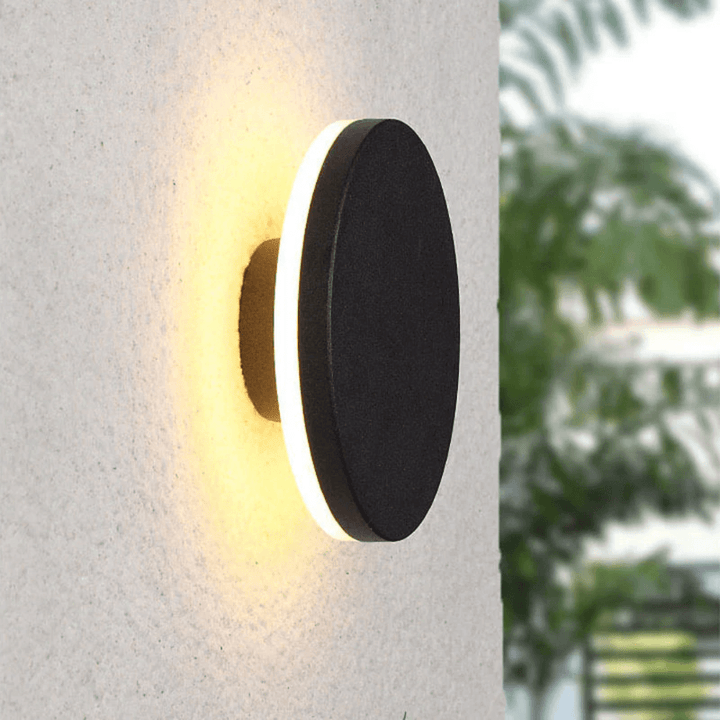 Minimalistisk LED udendørsvæglampe