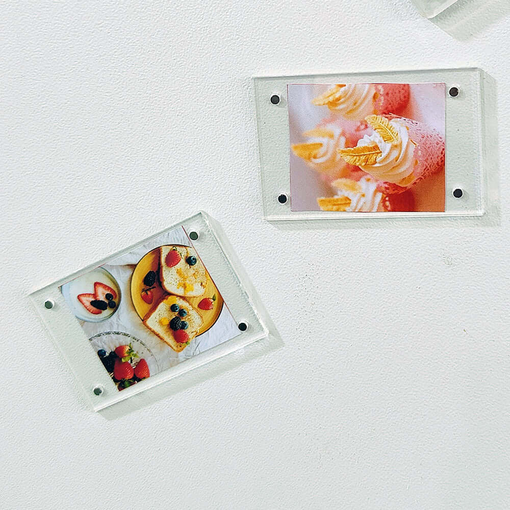 Moderne Akryl Fotorammer (5 Sæt) med Magneter