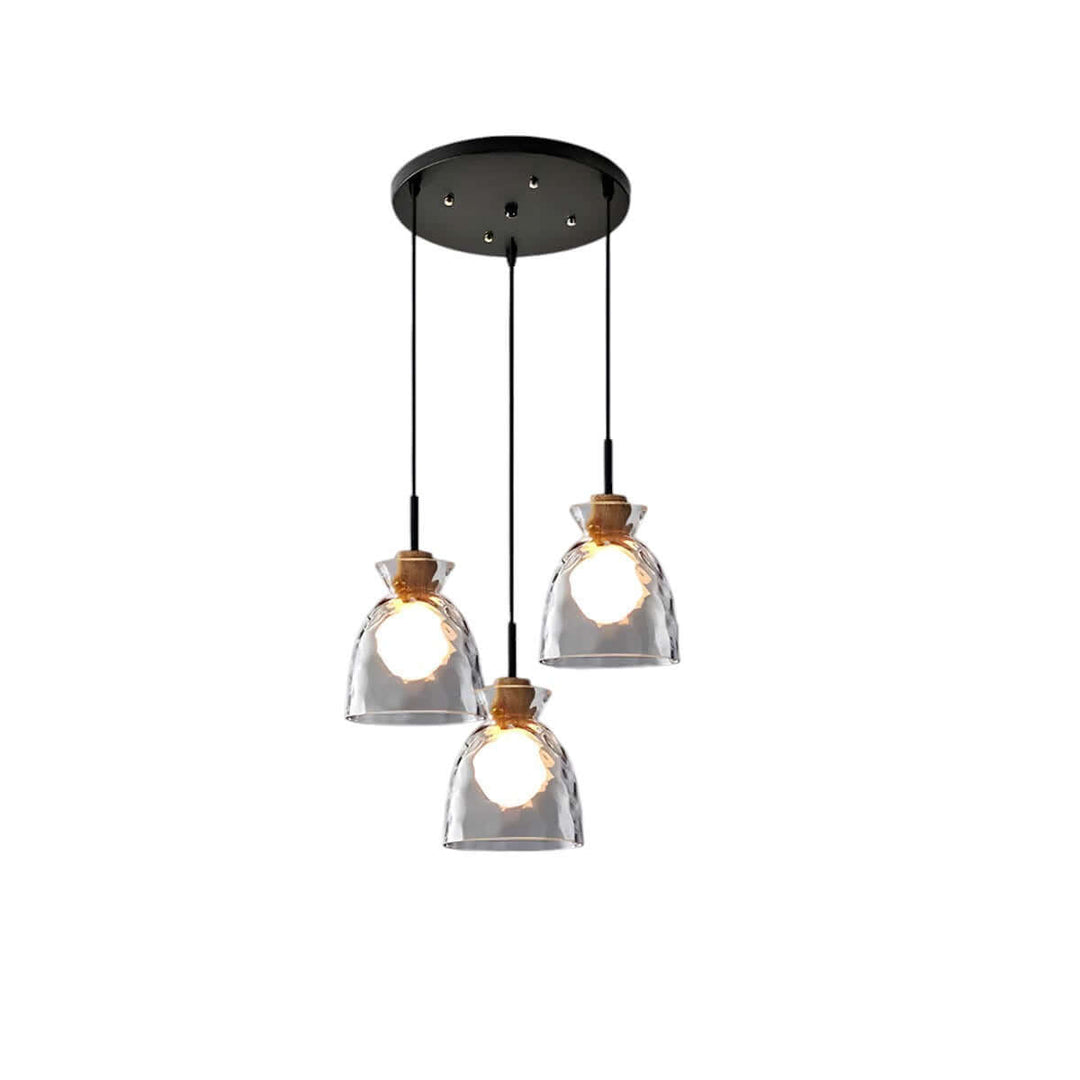 Moderne Glas Lysekrone med 1/3 Hoveder
