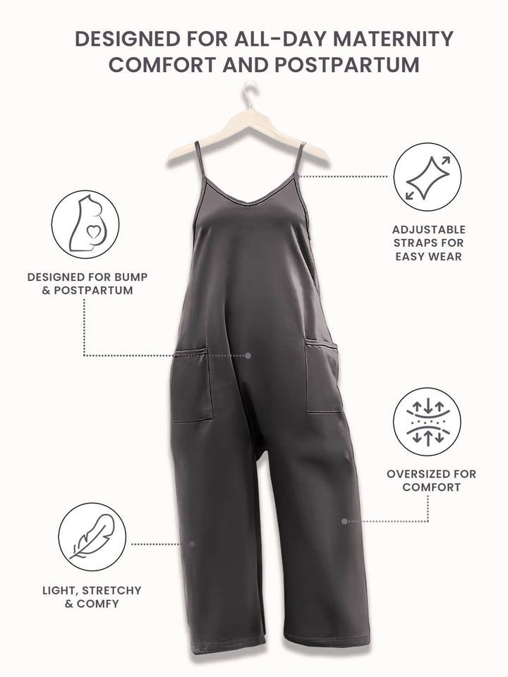 Stilfuld one-piece jumpsuit til kvinder med elastisk talje, alsidig til hverdagsbrug.