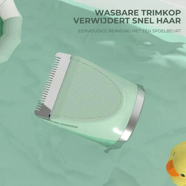 4-i-1 kæledyrsplejetrimmer til pels- og klopleje, kompakt design, ideel til kæledyr, ergonomisk, støjsvag.