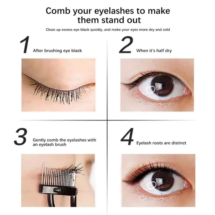Wimperkam og Separator for Præcise Vipper