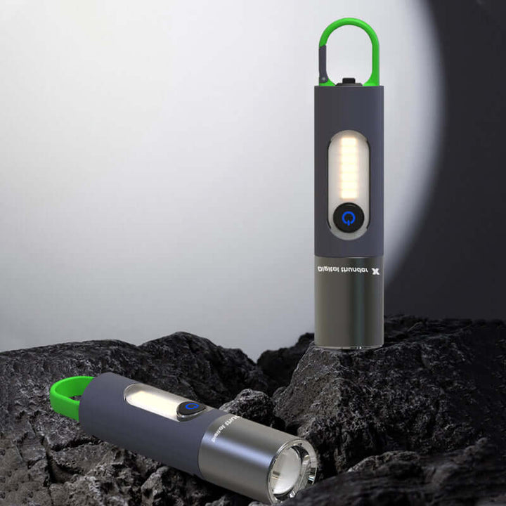 Genopladelig LED Lommelygte, Zoombar