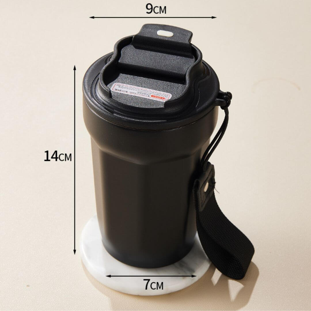 Isoleret termokop 450ml med LED temperaturvisning